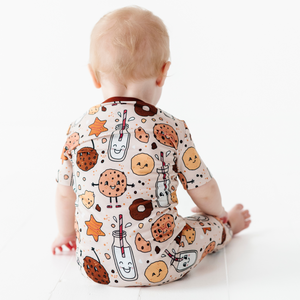 Everything I Dough, I Dough It For You Cookies Short Sleeve Romper