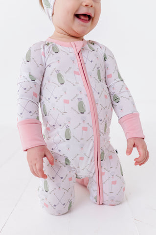 Dressed to the Tee Convertible Footies- Pink