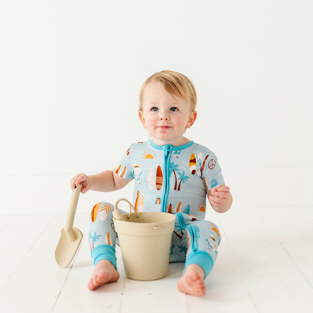 
                      
                        Surfboard Short Sleeve Romper
                      
                    