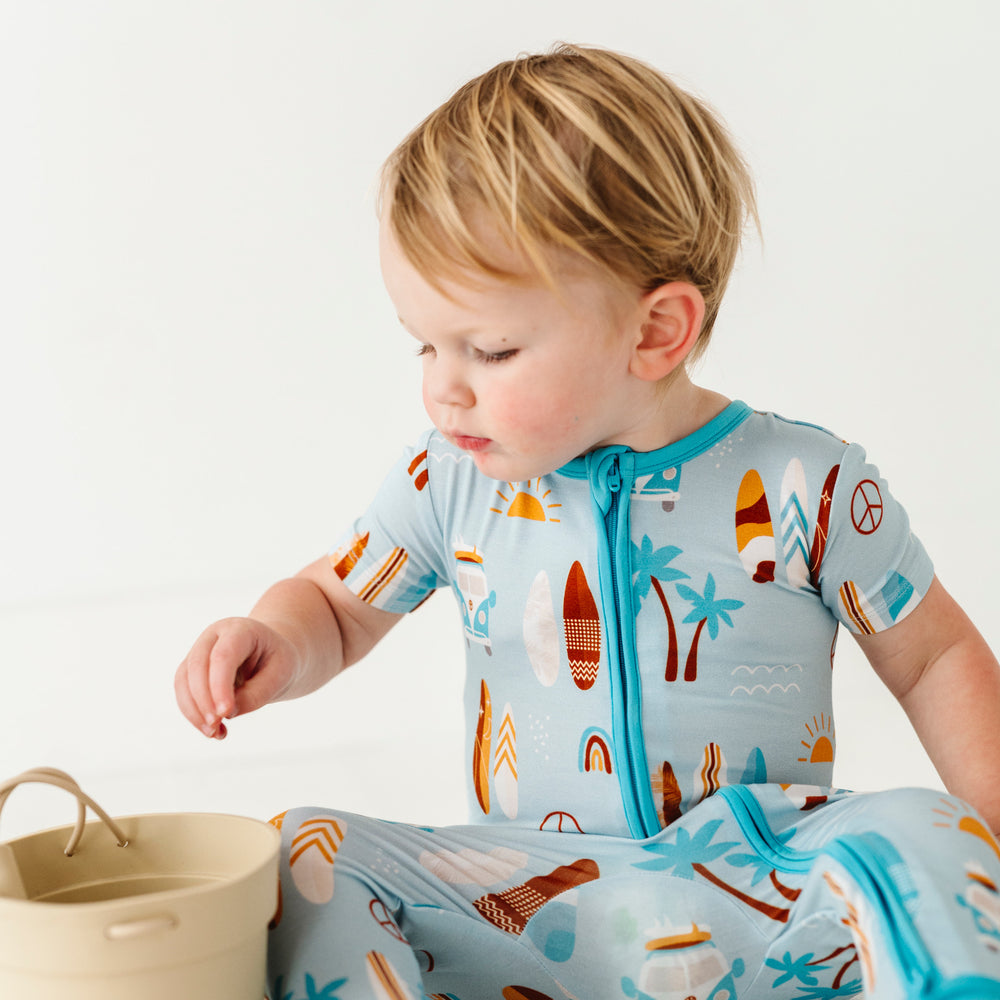 
                      
                        Surfboard Short Sleeve Romper
                      
                    