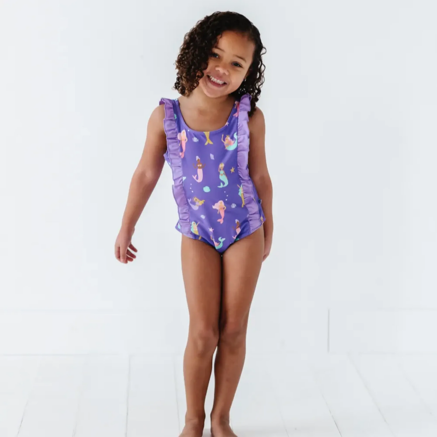 Mermaid in the U.S.A. Swimsuit With Ruffle