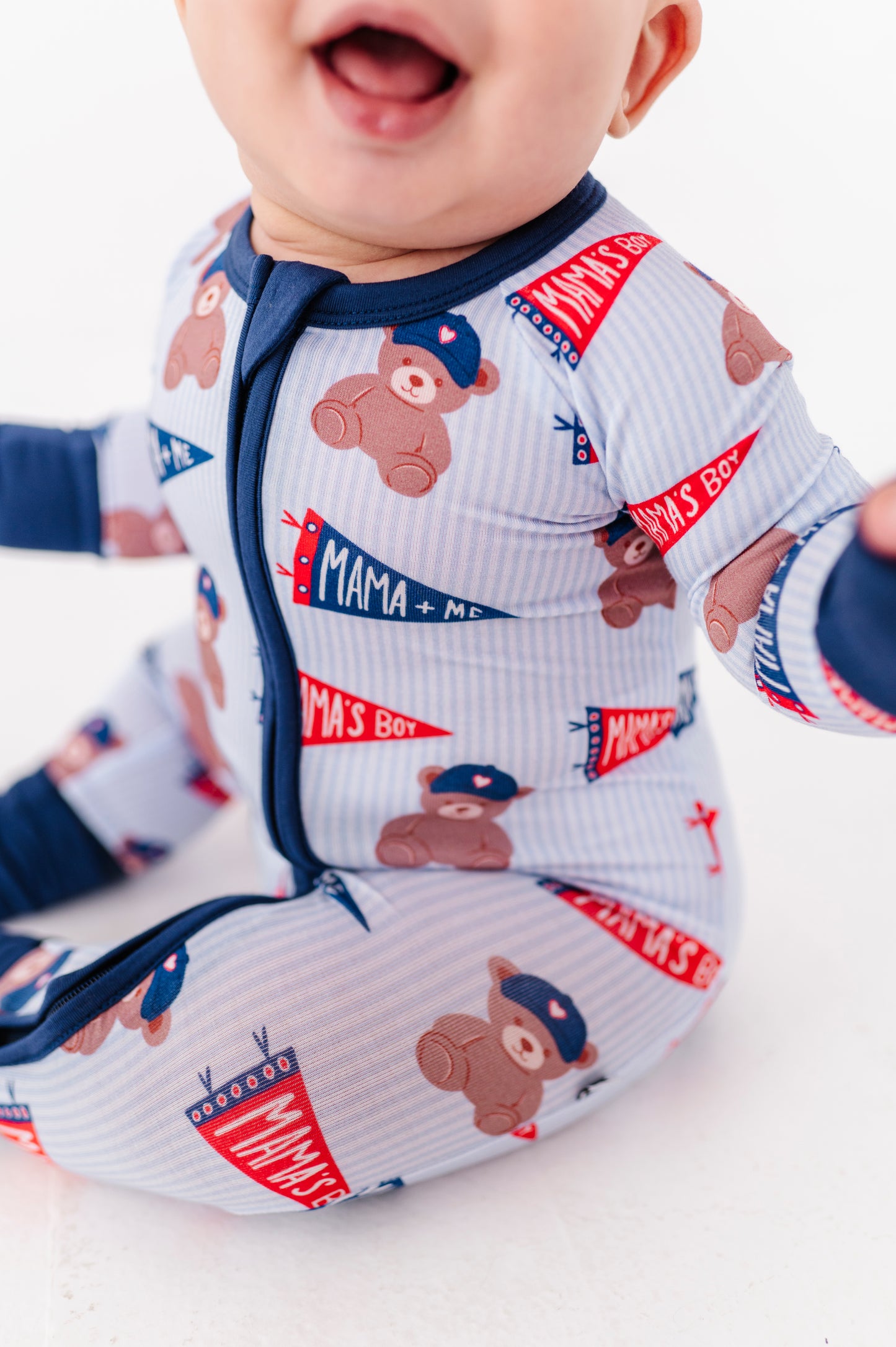 Team Mama Valentines Convertible Footies