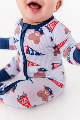 Team Mama Valentines Convertible Footies