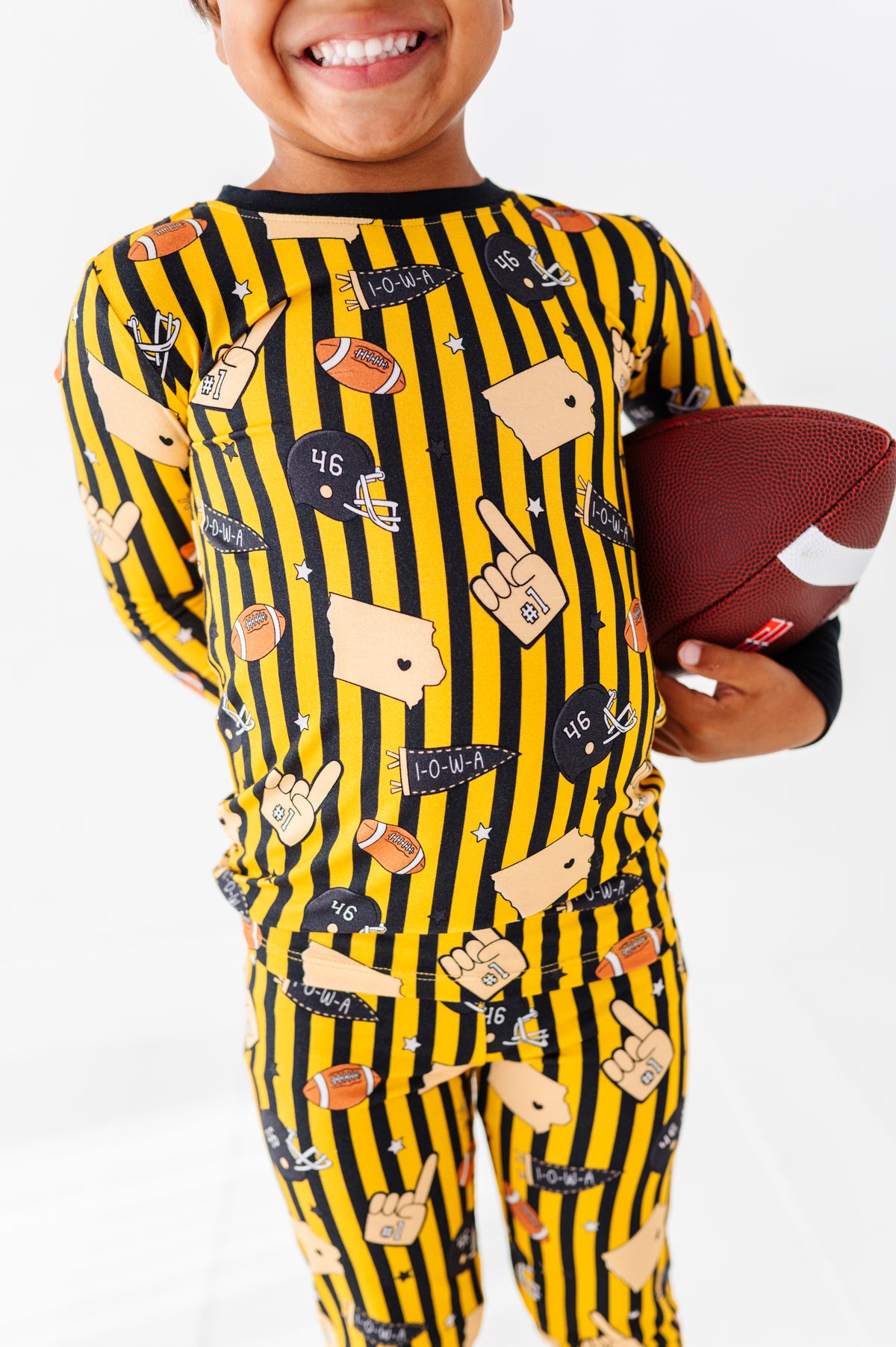 Game Day in Iowa Kids Pajamas