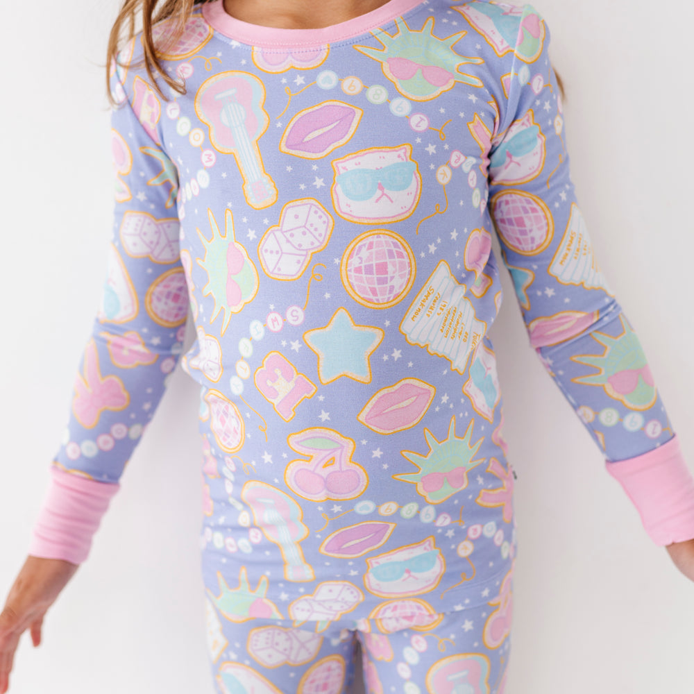 Lavender Haze (Kiki+Lulu's Version) Kids Pajamas