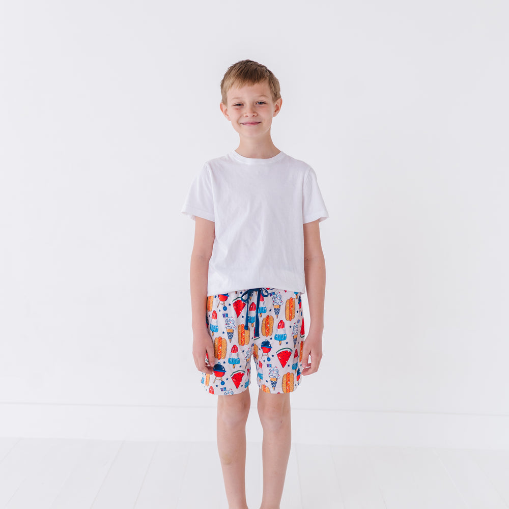 
                      
                        Red, White & BBQ Boys Lounge Shorts - Bigger Kids
                      
                    