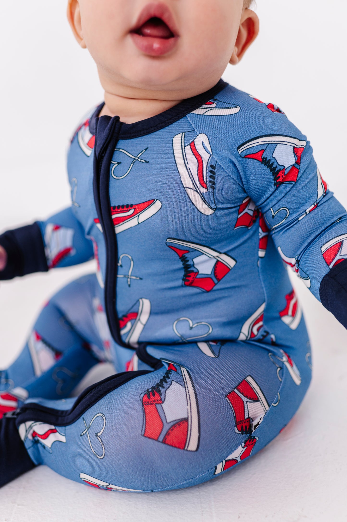 Sneaker Sweethearts Convertible Footies