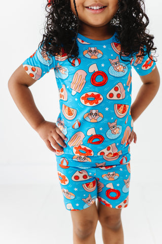 Poolside Pawty Kids Pajamas