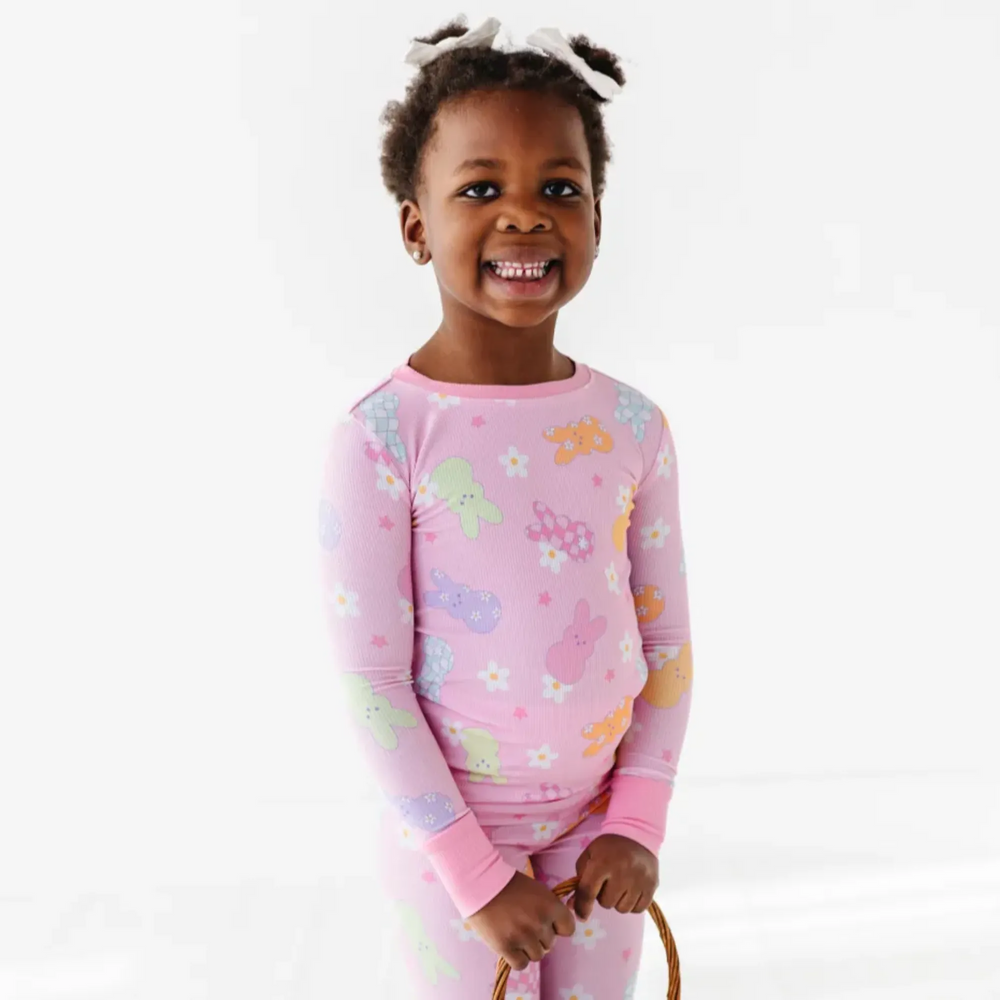 For Peeps Sake Toddler/Big Kid Pajamas- Ribbed