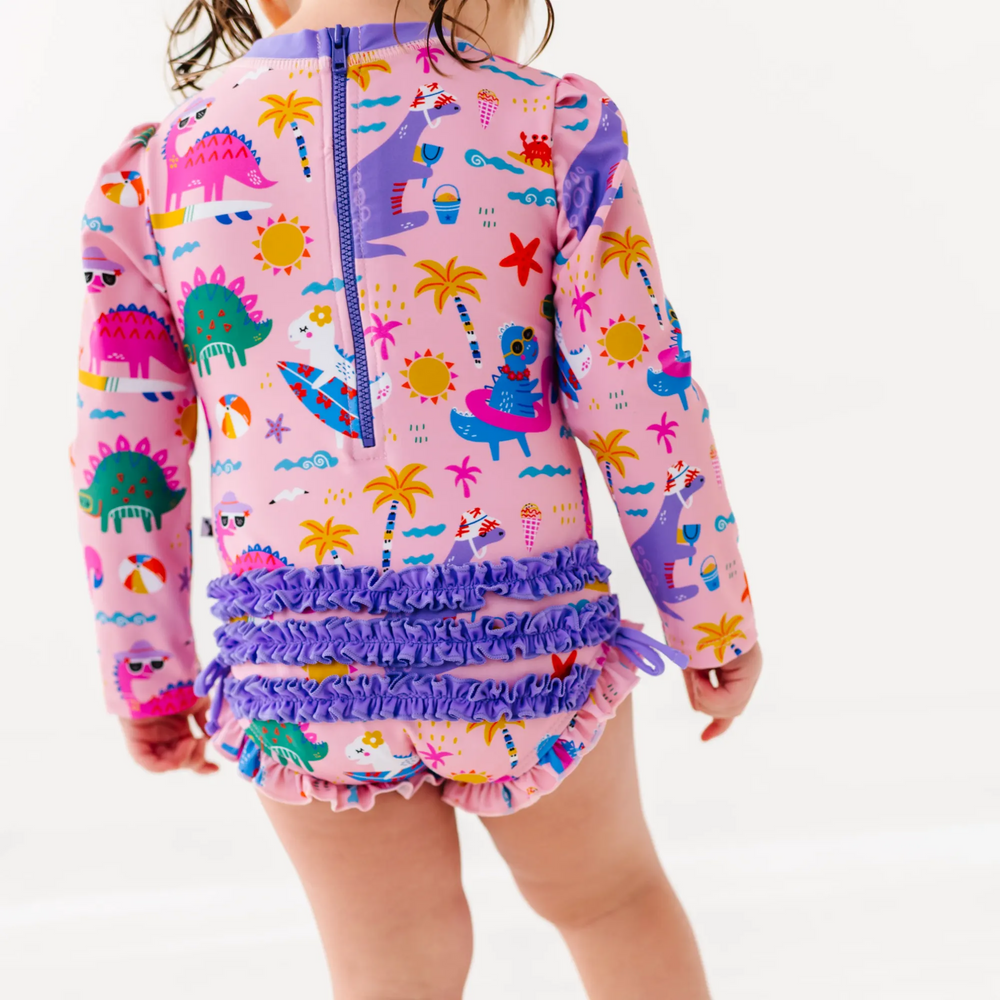 
                      
                        Diva Dinos Long Sleeve Ruffle Swimsuit
                      
                    