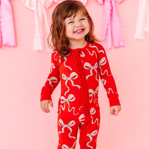 Bow Much Love Convertible Footies