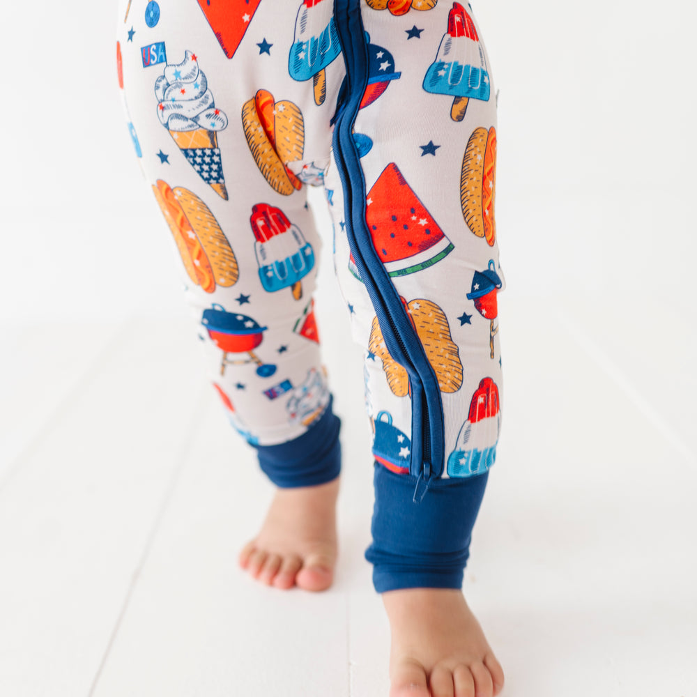 
                      
                        Red, White & BBQ Convertible Footies
                      
                    