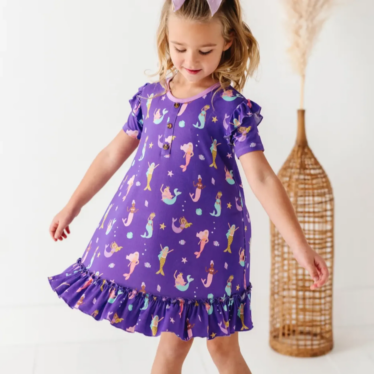 Mermaid in the U.S.A. Gown Toddler/Kids