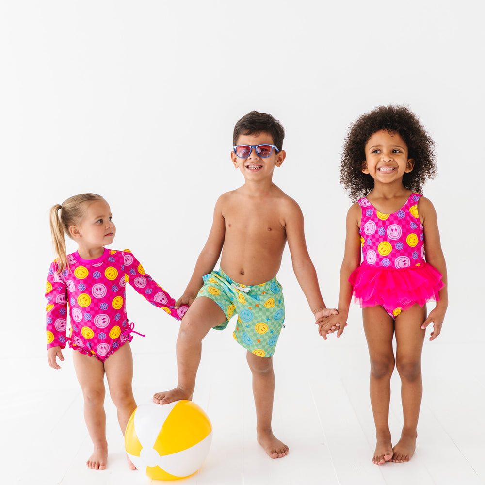 
                      
                        Electric Smiles Swimsuit With Tutu
                      
                    