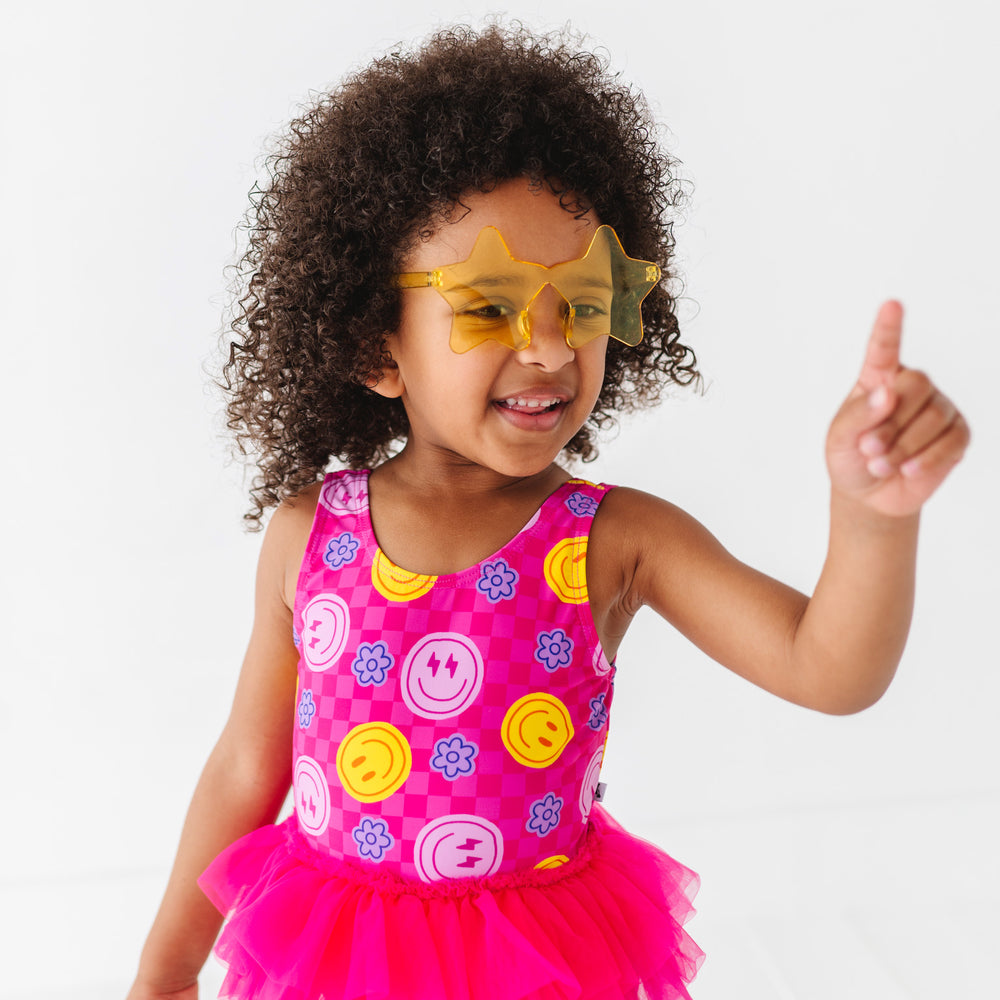 
                      
                        Electric Smiles Swimsuit With Tutu
                      
                    