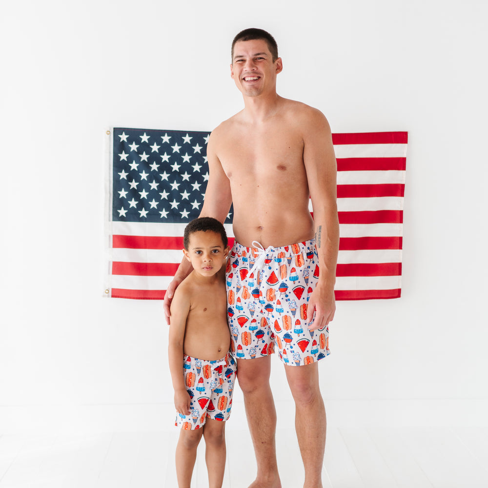 
                      
                        4th Hot Dog Men's Swim Trunks
                      
                    