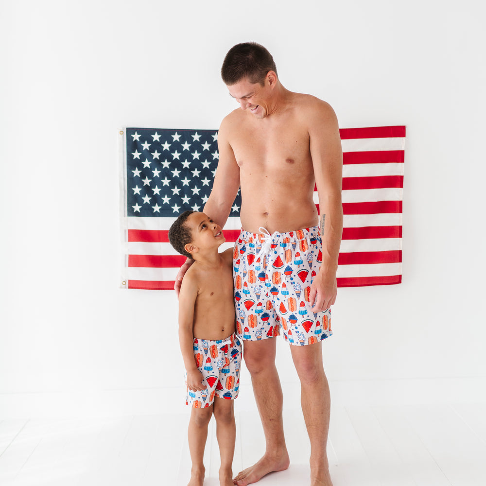 
                      
                        4th Hot Dog Men's Swim Trunks
                      
                    