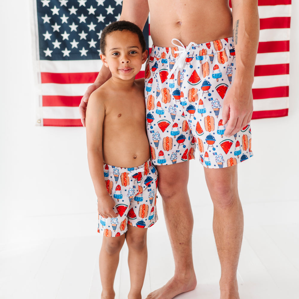 
                      
                        4th Hot Dog Men's Swim Trunks
                      
                    