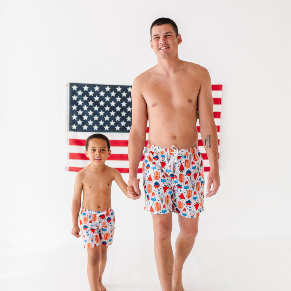 
                      
                        4th Hot Dog Men's Swim Trunks
                      
                    