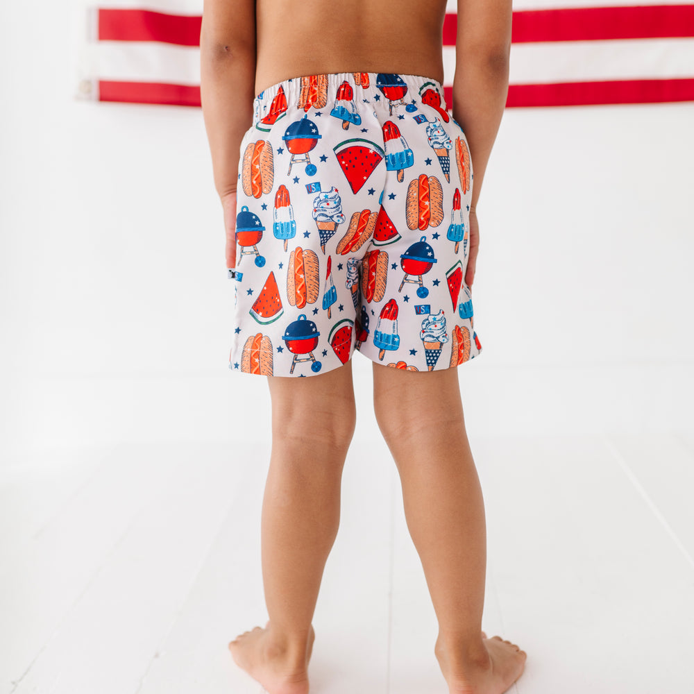 
                      
                        Red, White & BBQ Boys Swim Trunks
                      
                    