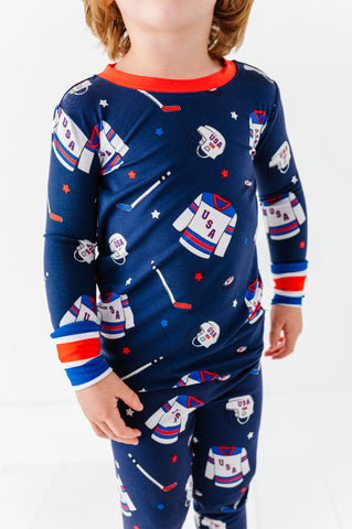 Team USA Hockey Kids Pajamas