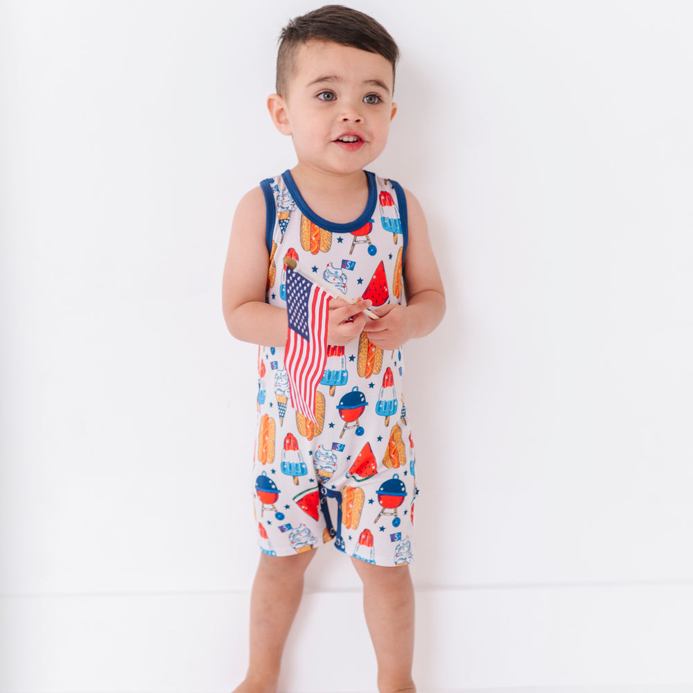 
                      
                        Red, White & BBQ Racerback
                      
                    