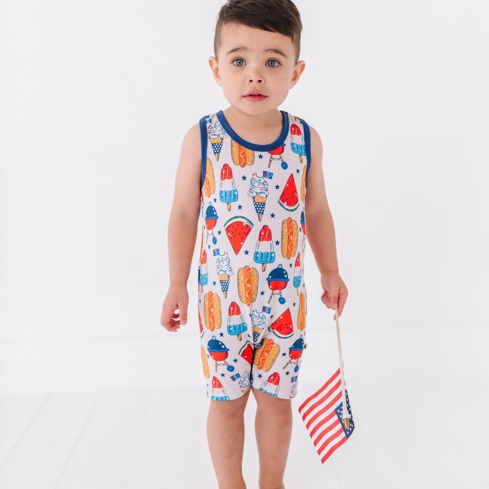 
                      
                        Red, White & BBQ Racerback
                      
                    