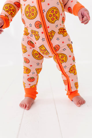 You Want a Pizza Me Kids Pajamas Convertible Footies