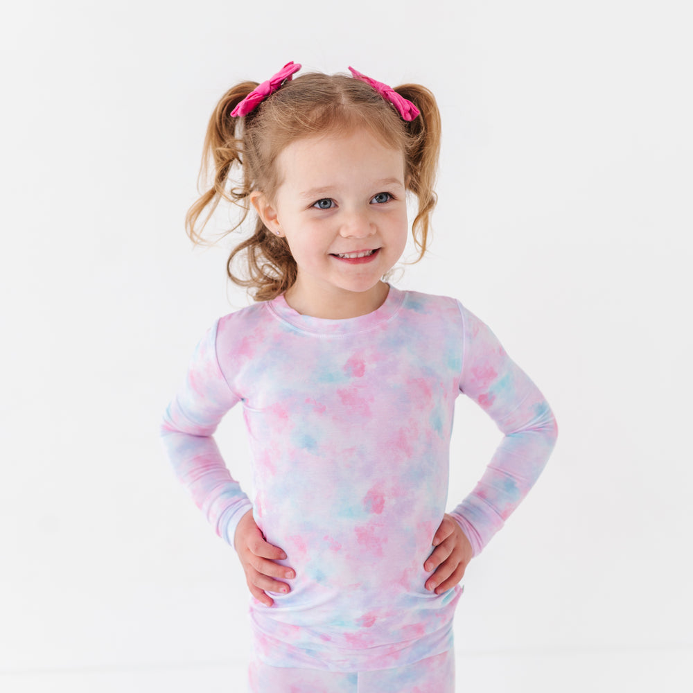 
                      
                        Girl in Tie Dye Pajamas by Kiki and Lulu
                      
                    