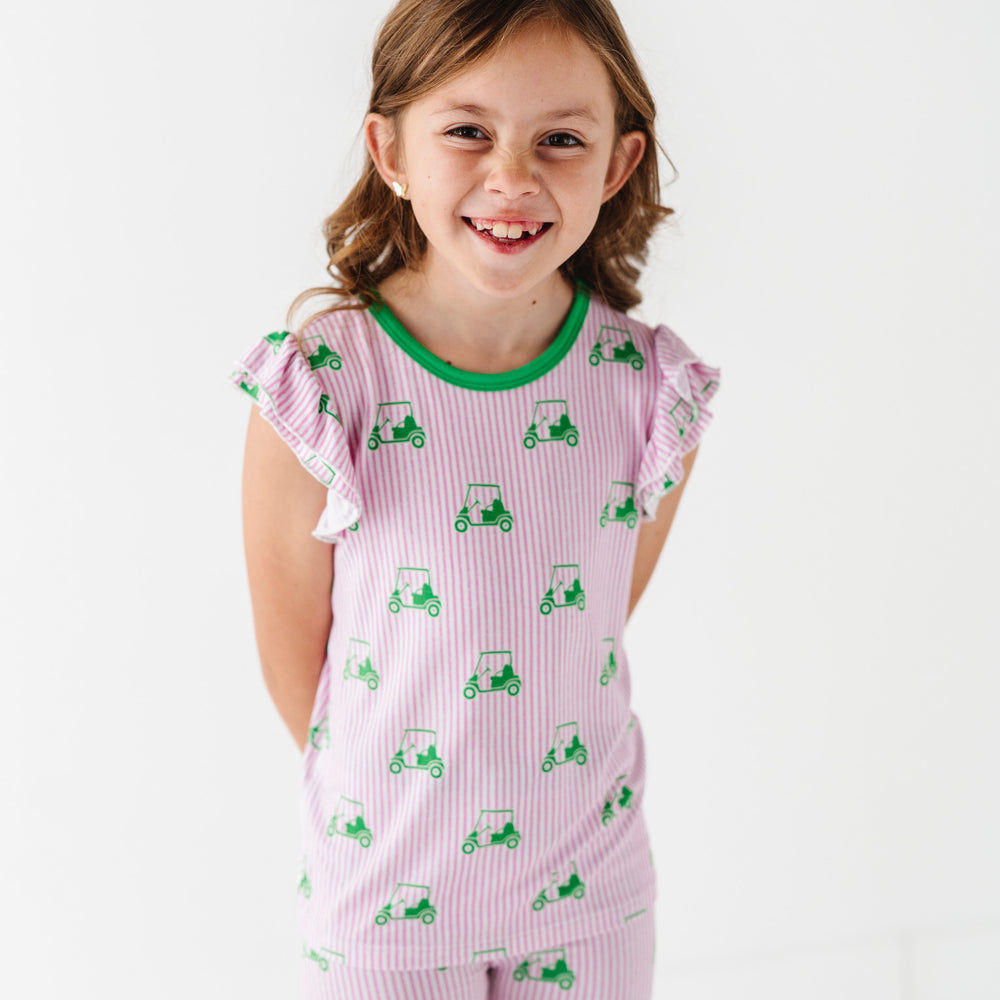
                      
                        Who's Your Caddy Ruffle Pajamas Toddler/Kids
                      
                    