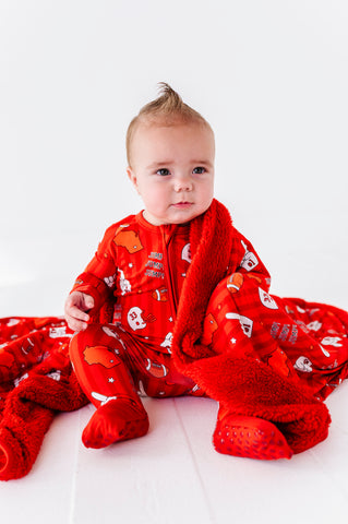 Game Day in Madison Fuzzy Tailgate Blanket