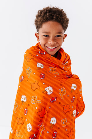 Game Day in Austin Fuzzy Tailgate Blanket