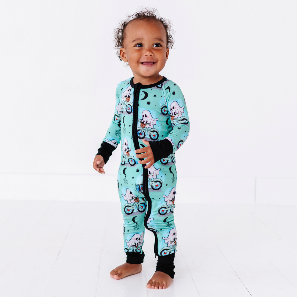 
                      
                        Boy in Ghost Motorcycle Pajamas by Kiki and Lulu
                      
                    