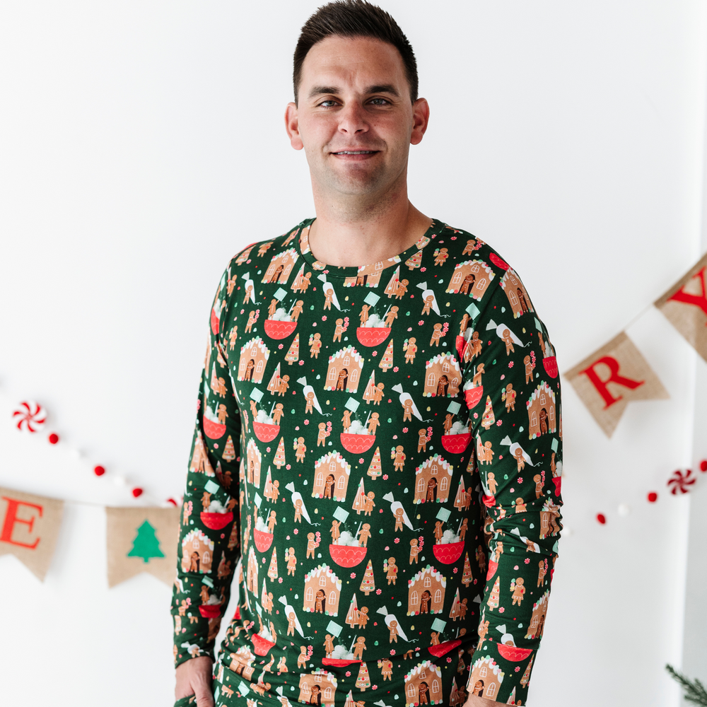 
                      
                        Man in baking pajamas christmas family matching by kiki and lulu
                      
                    