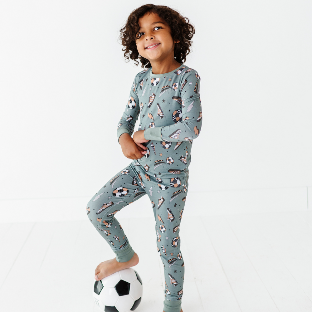 Bamboo Boys Soccer Pajamas