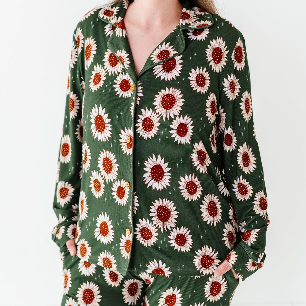 
                      
                        Bamboo Sunflower Mom Pajamas.
                      
                    