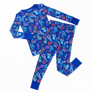 Nothin' But Neon Toddler/Big Kid Pajamas