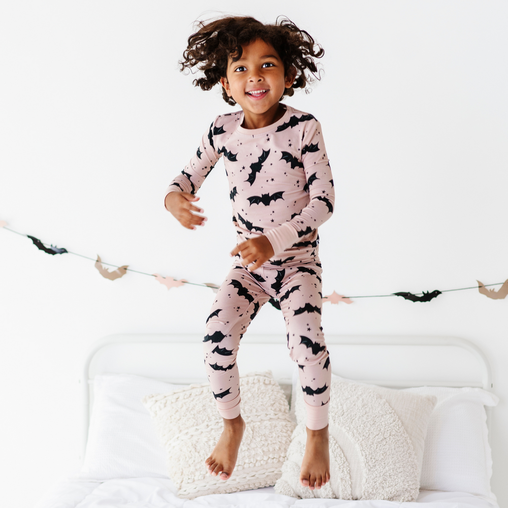 
                      
                        Kids Bats Halloween Pajamas by Kiki and Lulu
                      
                    