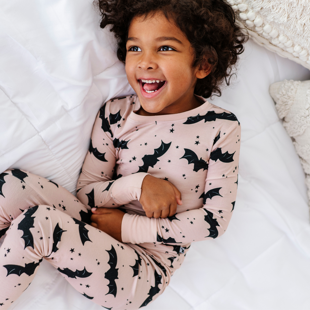 Kids Bats Halloween Pajamas by Kiki and Lulu