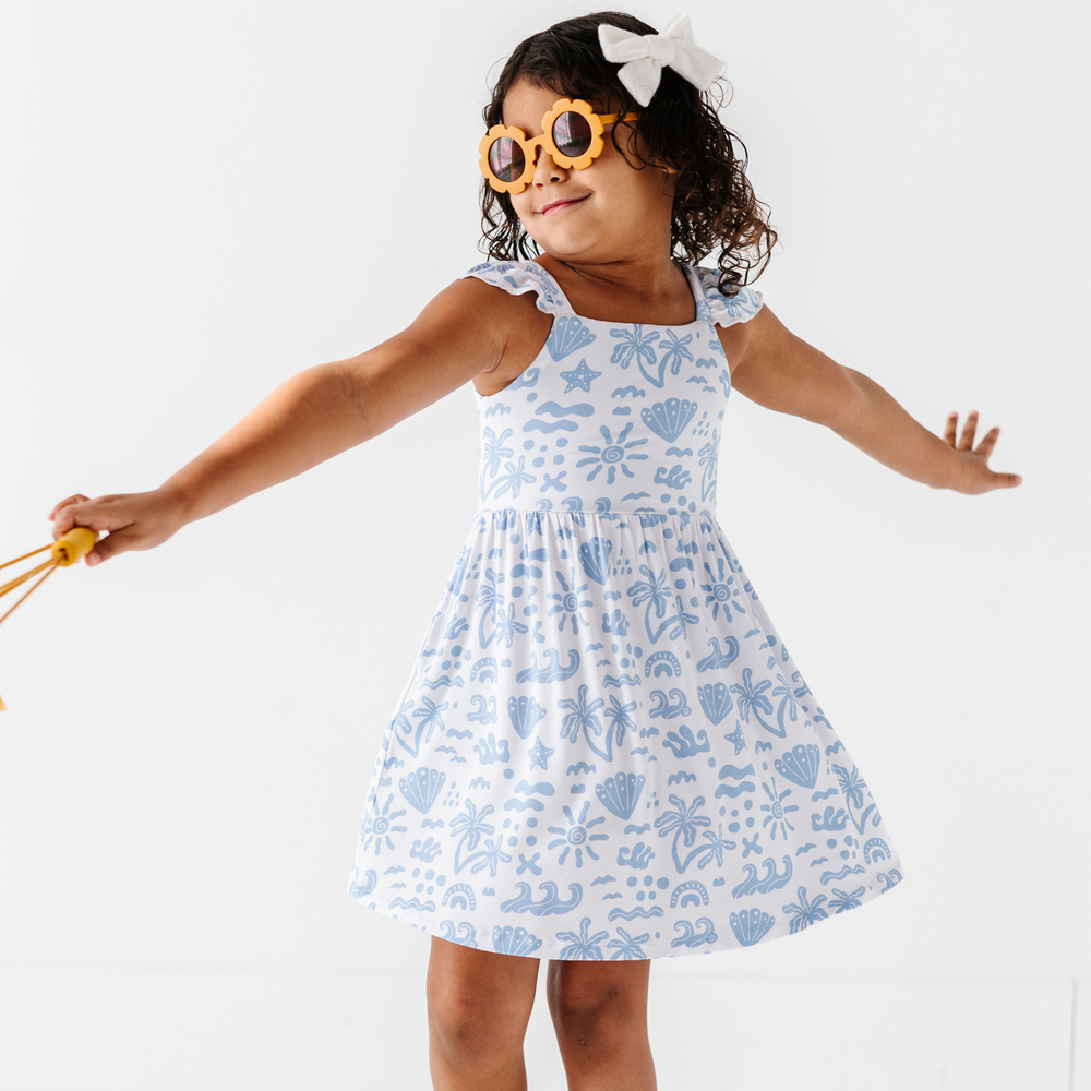 
                      
                        Chasing My Blues Away Toddler/Girls Dress
                      
                    