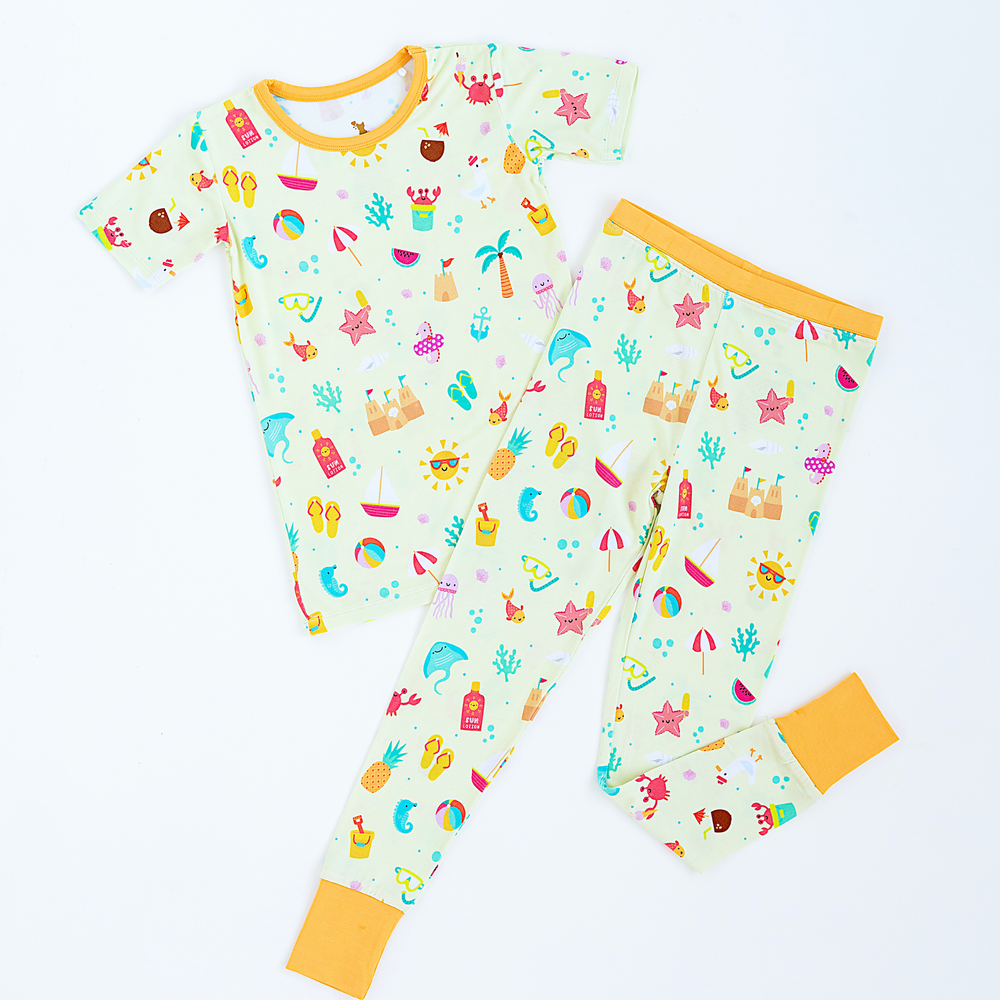 
                      
                        Beaches 'n Dreams Toddler/ Big Kid Short Sleeve Pajamas
                      
                    