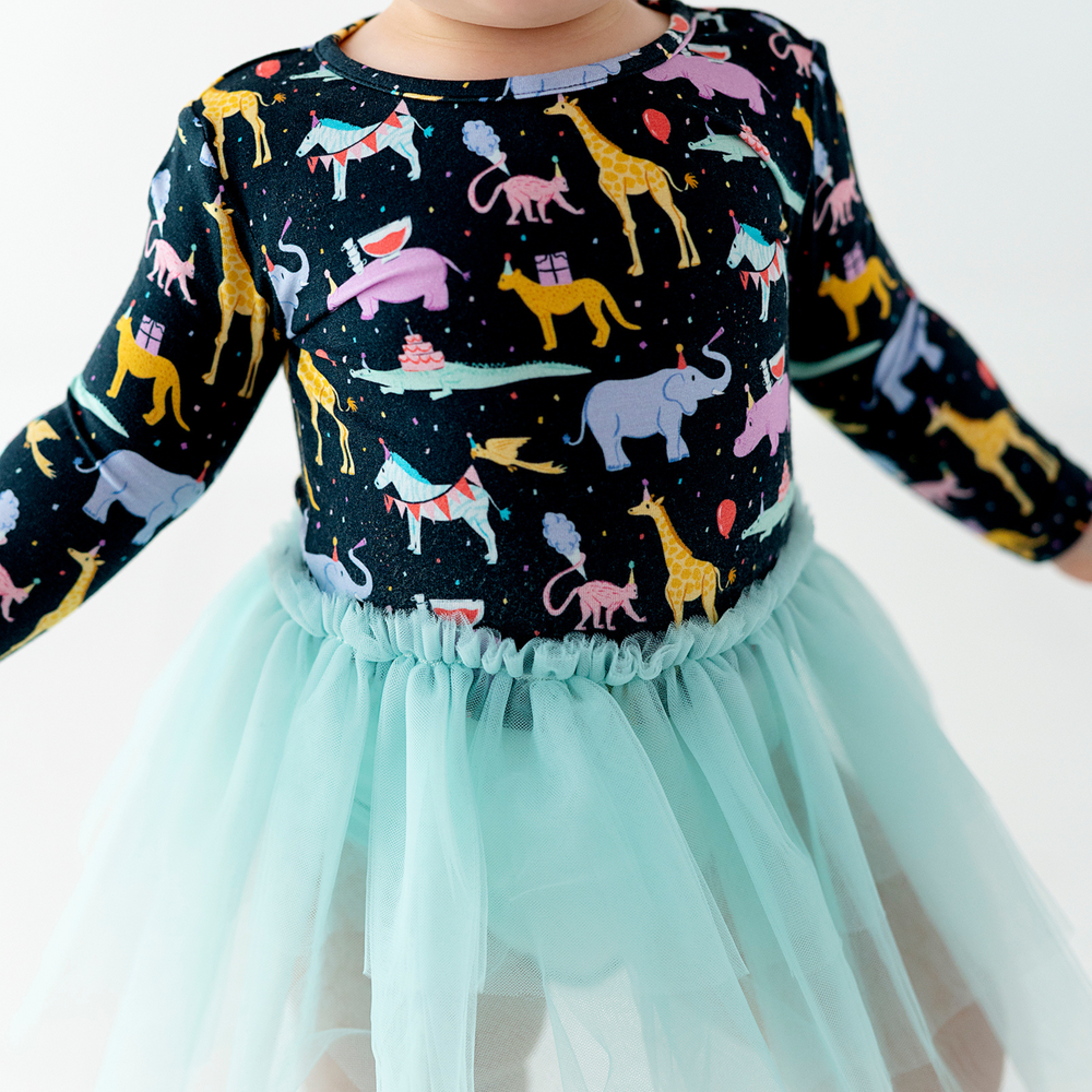 
                      
                        Hippo, Hippo, Hooray! Baby Dress With Tulle
                      
                    