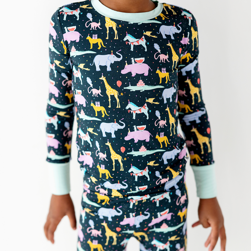 Hippo, Hippo, Hooray! Toddler/Big Kid Pajamas