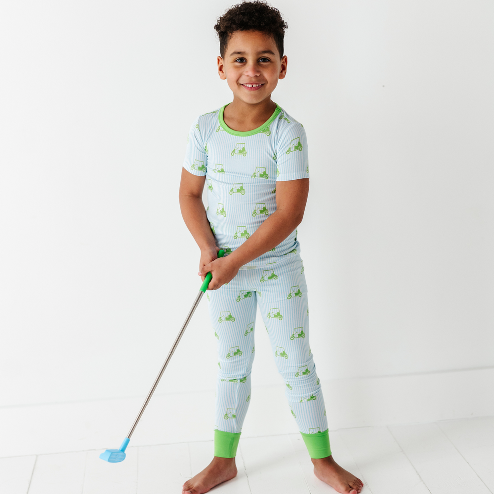 
                      
                        Who's Your Caddy? Blue Golf Toddler/Big Kid Pajamas
                      
                    