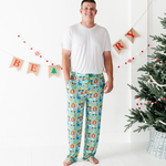 Man in Christmas Pajama bottoms by Kiki and Lulu