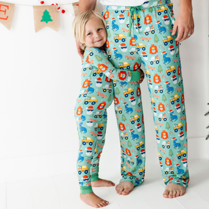 Toddler in Christmas Pajamas by Kiki+Lulu