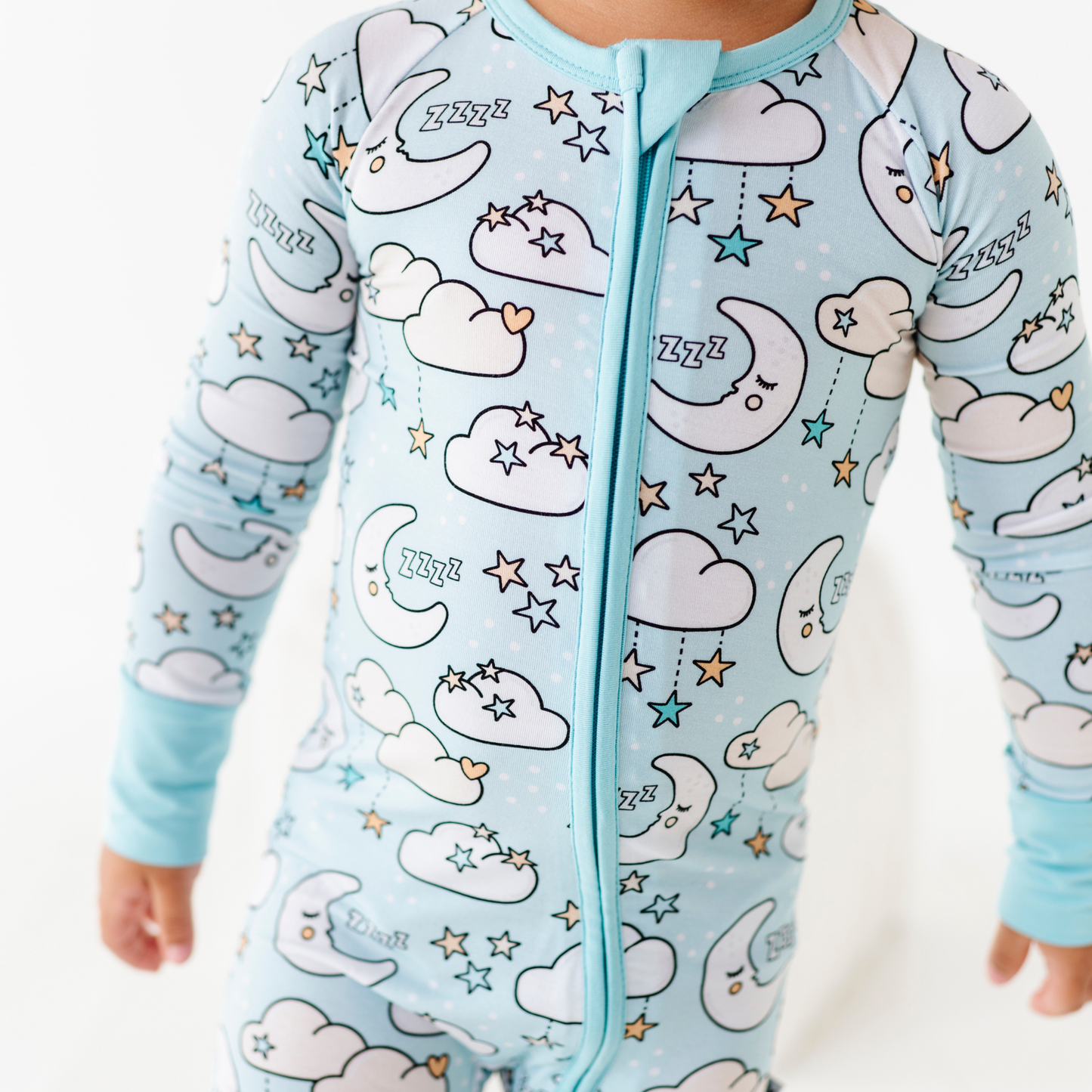 Baby boy footie pajamas by Kiki and Lulu