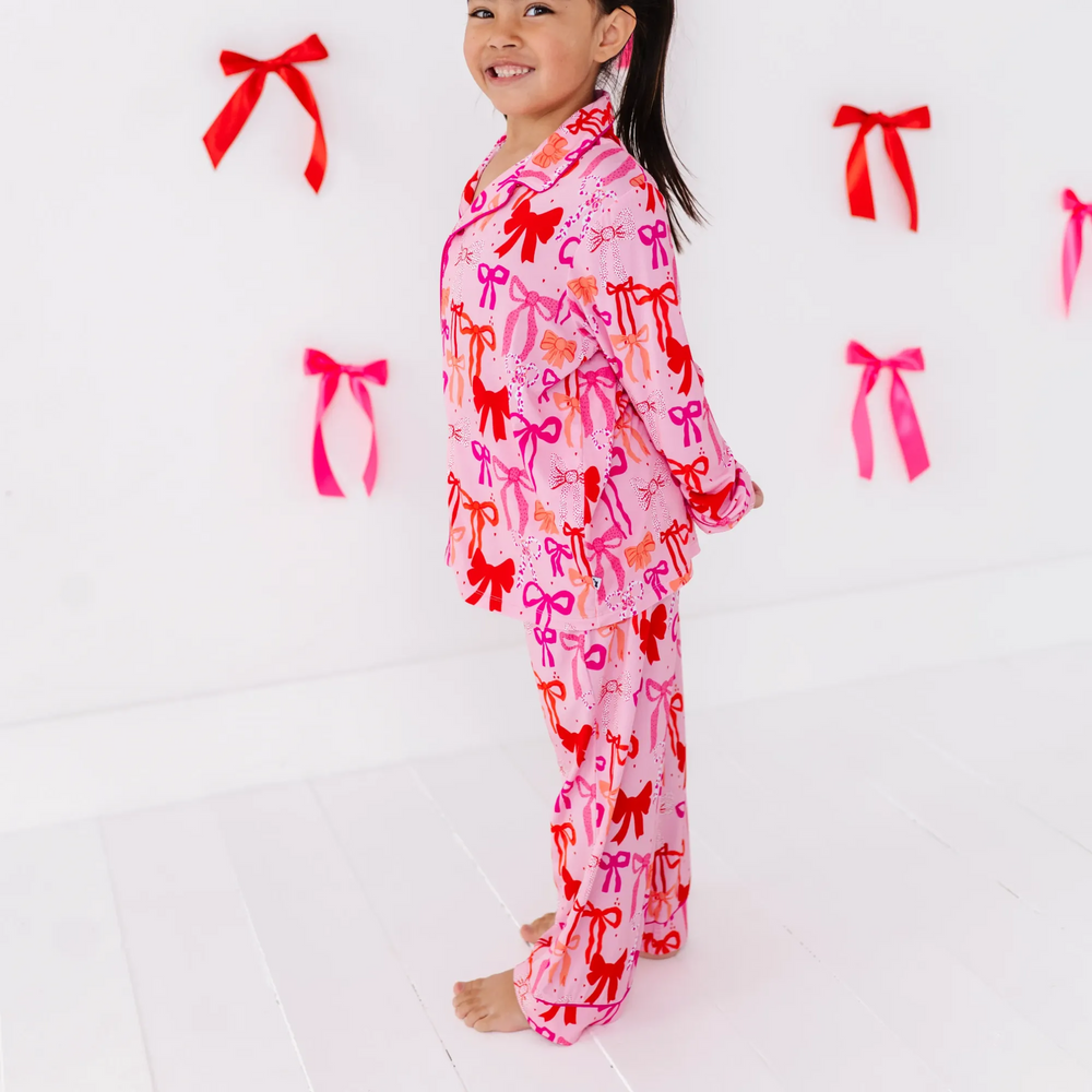 
                      
                        Little Bow Sleep Button-Down Kids Set
                      
                    