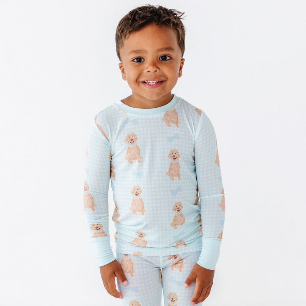 Boy In Doodle Pajamas