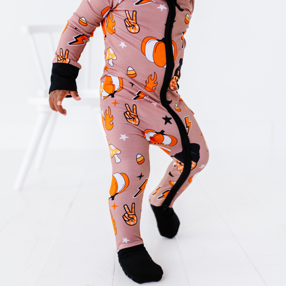 
                      
                        Baby in Retro Fall Convertible Footies by Kiki and Lulu
                      
                    